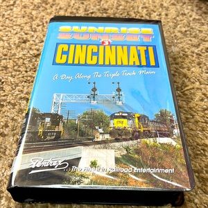 Sunrise and sunset, vol 3 Cincinnati, VHS 2001 a day along the triple track main